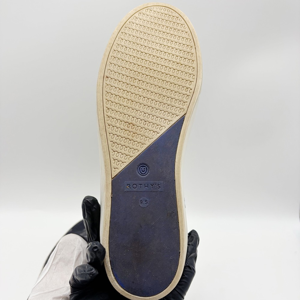 Rothy's The Sneaker Women 9.5 Grey Camo Slip On Knit Sustainable Comfort Shoes - Picture 6 of 9